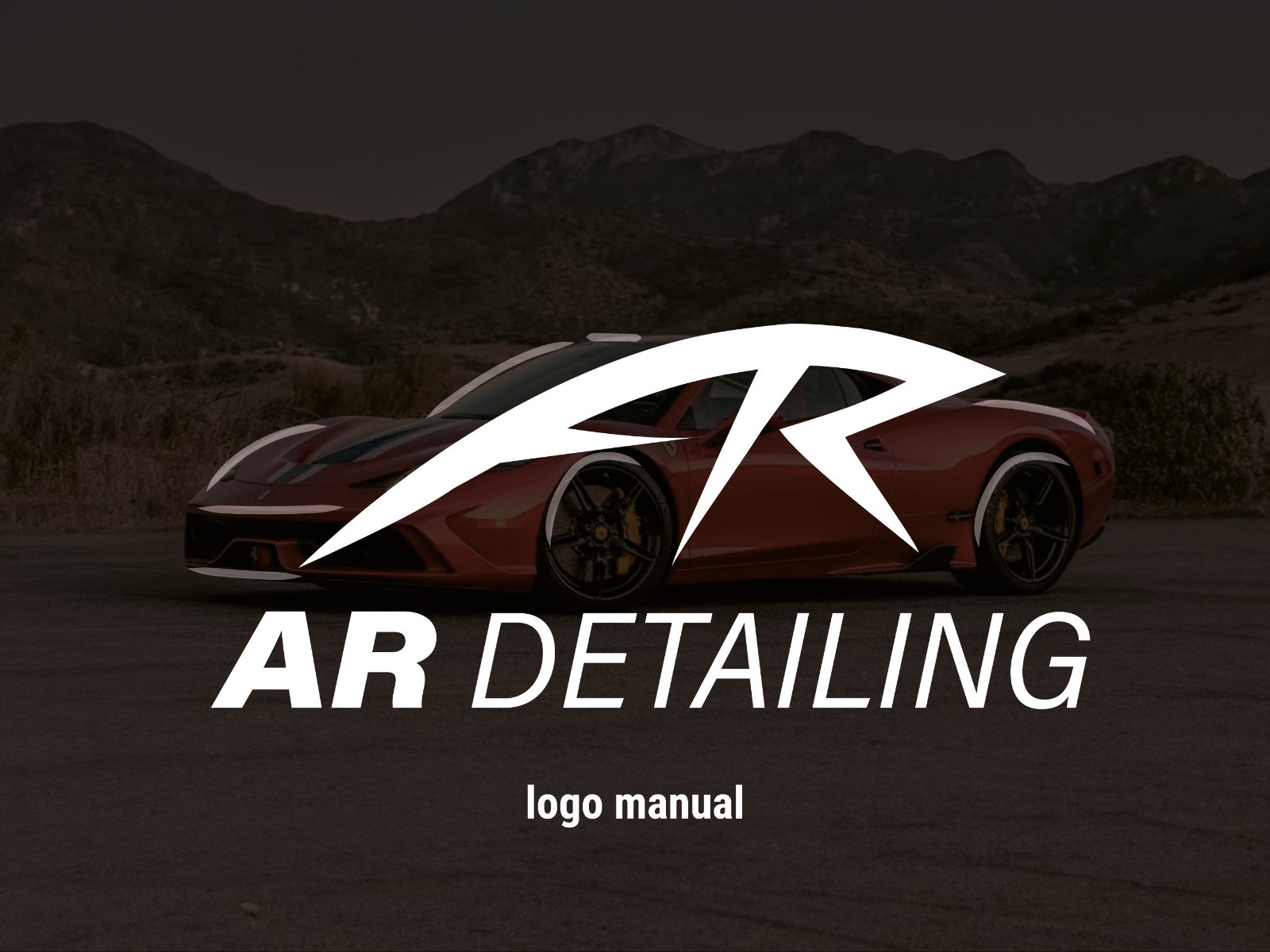 Logomanuál AR Detailing