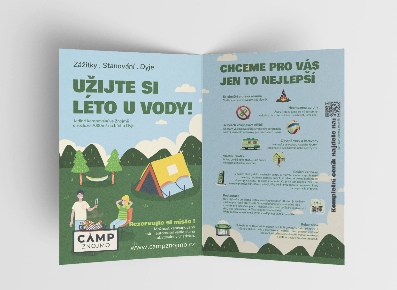 Leták CAMP Znojmo