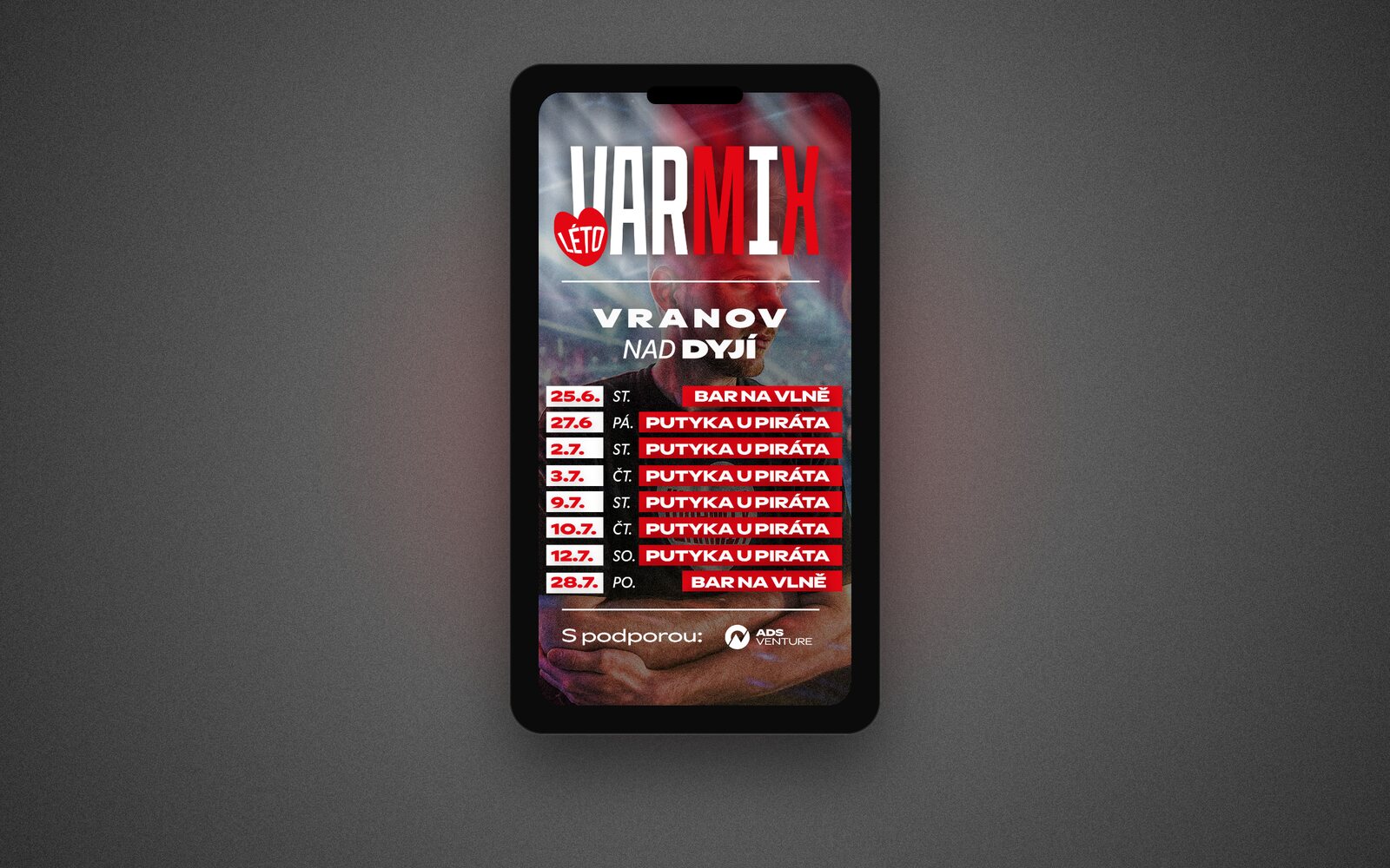 Story s programem léta ve Vranově nad Dyjí