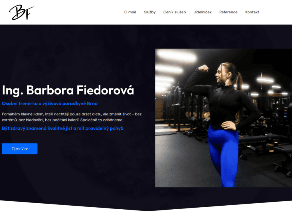 Web Barbora Fiedorová