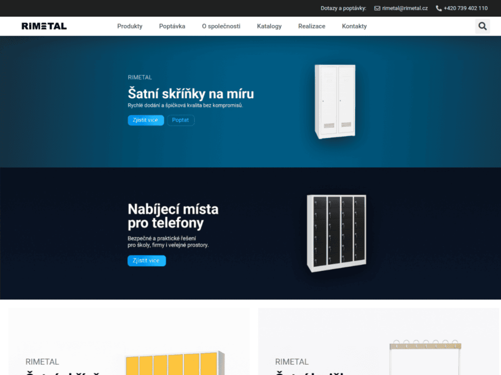 Web Rimetal Czechia